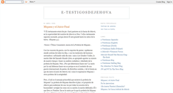 Desktop Screenshot of e-testigosdejehova.blogspot.com