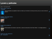 Tablet Screenshot of lycansypeliculas.blogspot.com