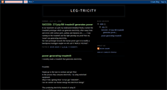 Desktop Screenshot of leg-tricity.blogspot.com