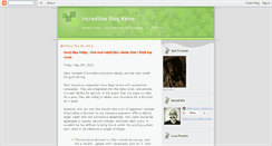 Desktop Screenshot of incredibleblogname.blogspot.com