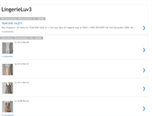 Tablet Screenshot of lingerieluv3.blogspot.com