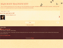 Tablet Screenshot of m4mbodymagnificent.blogspot.com