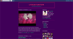 Desktop Screenshot of lydiayumyum.blogspot.com