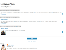 Tablet Screenshot of lydiayumyum.blogspot.com