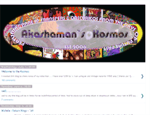 Tablet Screenshot of akashaman.blogspot.com