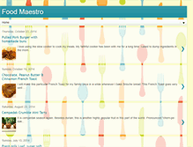 Tablet Screenshot of foodmaestro.blogspot.com