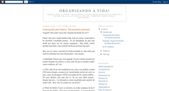 Desktop Screenshot of organizandoaminhavida.blogspot.com