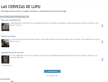 Tablet Screenshot of cervezasdelupu.blogspot.com