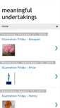 Mobile Screenshot of meaningfulundertakings.blogspot.com