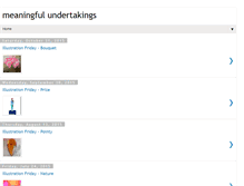 Tablet Screenshot of meaningfulundertakings.blogspot.com