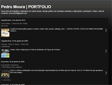 Tablet Screenshot of pmouraportfolio.blogspot.com