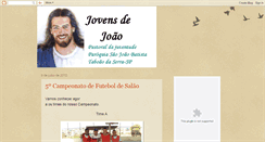 Desktop Screenshot of jovensdejoao.blogspot.com