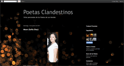 Desktop Screenshot of poetas-clandestinos-les-mondes.blogspot.com