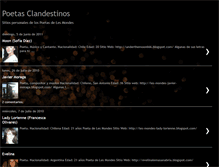Tablet Screenshot of poetas-clandestinos-les-mondes.blogspot.com
