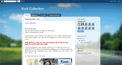 Desktop Screenshot of kurti-collection.blogspot.com