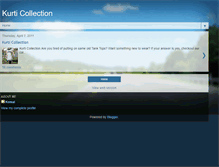 Tablet Screenshot of kurti-collection.blogspot.com