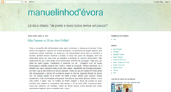 Desktop Screenshot of manuelinhodaire.blogspot.com