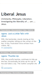 Mobile Screenshot of liberaljesus.blogspot.com
