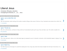 Tablet Screenshot of liberaljesus.blogspot.com