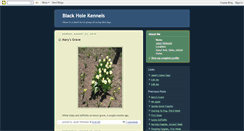 Desktop Screenshot of blackholekennels.blogspot.com