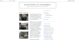 Desktop Screenshot of electionsincolombia.blogspot.com