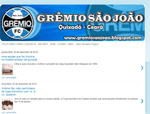 Tablet Screenshot of gremiosaojoao.blogspot.com