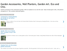 Tablet Screenshot of gardenaccessorieschic.blogspot.com