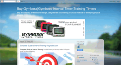 Desktop Screenshot of gymboss-interval-timer.blogspot.com