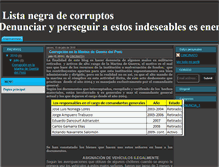 Tablet Screenshot of listanegradecorruptos.blogspot.com