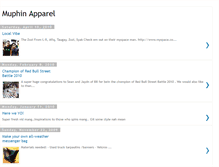 Tablet Screenshot of muphinapparel.blogspot.com