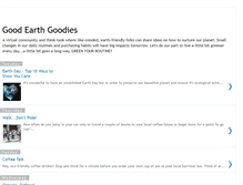 Tablet Screenshot of goodearthgoodies.blogspot.com