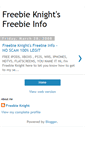 Mobile Screenshot of freebieknightsfreebieinfo.blogspot.com