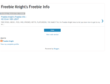 Tablet Screenshot of freebieknightsfreebieinfo.blogspot.com