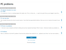 Tablet Screenshot of pcproblems1.blogspot.com