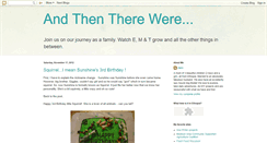 Desktop Screenshot of andthentherewere.blogspot.com