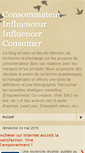 Mobile Screenshot of consommateurinfluenceur.blogspot.com
