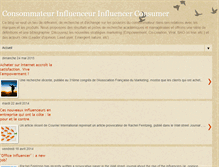 Tablet Screenshot of consommateurinfluenceur.blogspot.com