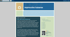 Desktop Screenshot of impressoeskubanas.blogspot.com