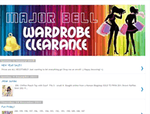 Tablet Screenshot of majorbellclearance.blogspot.com