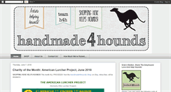 Desktop Screenshot of handmade4hounds.blogspot.com