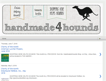 Tablet Screenshot of handmade4hounds.blogspot.com