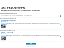 Tablet Screenshot of kauaitraveladventures.blogspot.com