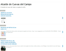 Tablet Screenshot of alcaldedecuevas.blogspot.com