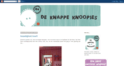 Desktop Screenshot of knappeknoopjes.blogspot.com