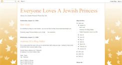 Desktop Screenshot of everyonelovesajewishprincess.blogspot.com