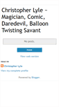 Mobile Screenshot of christopherlyle.blogspot.com