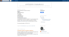 Desktop Screenshot of antenneparabole.blogspot.com