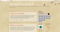 Desktop Screenshot of lasgs-immigrationreformnow.blogspot.com