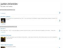 Tablet Screenshot of junkiechronicals.blogspot.com