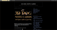 Desktop Screenshot of 3d-dognotecards.blogspot.com